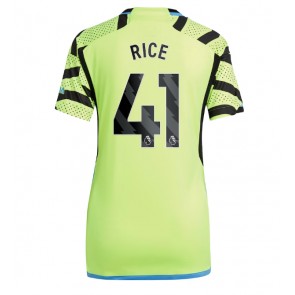 Arsenal Declan Rice #41 Koszulka Wyjazdowych Kobiety 2023-24 Krótki Rękaw